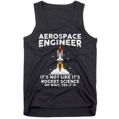 Cool Aerospace Engineer For Men Women Rocket Scientist Space Tank Top