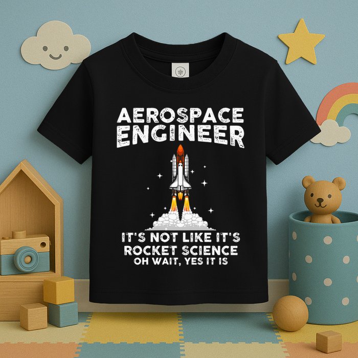 Cool Aerospace Engineer For Men Women Rocket Scientist Space Toddler T-Shirt