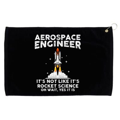Cool Aerospace Engineer For Men Women Rocket Scientist Space Grommeted Golf Towel