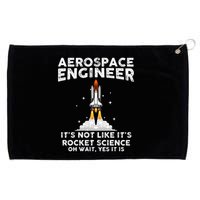 Cool Aerospace Engineer For Men Women Rocket Scientist Space Grommeted Golf Towel