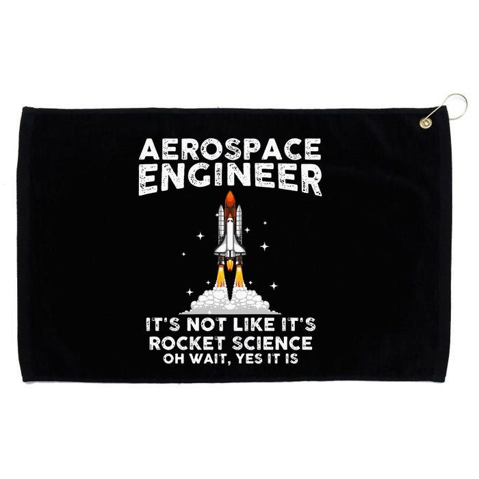 Cool Aerospace Engineer For Men Women Rocket Scientist Space Grommeted Golf Towel