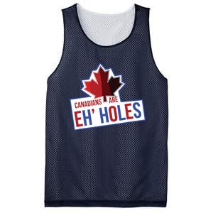 Canadians Are Eh Holes Funny Canada Mesh Reversible Basketball Jersey Tank