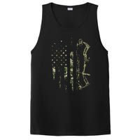 Camo American Flag Bowhunting Bow Archery Deer Hunting Gift  PosiCharge Competitor Tank