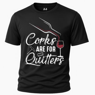 Corks Are For Quitters Funny Wine Drinking Team Festival Performance Shirt