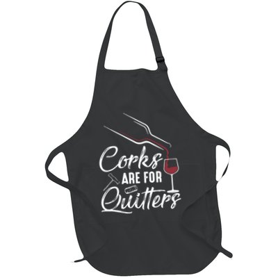 Corks Are For Quitters Funny Wine Drinking Team Festival Apron