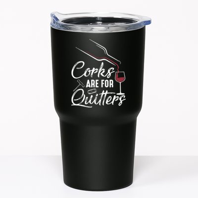 Corks Are For Quitters Funny Wine Drinking Team Festival Tumbler