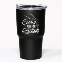 Corks Are For Quitters Funny Wine Drinking Team Festival Tumbler
