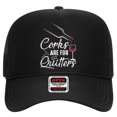 Corks Are For Quitters Funny Wine Drinking Team Festival Trucker Hat