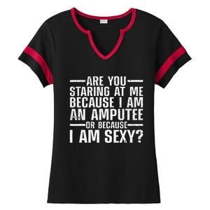 Cool Ampu For Men Women Leg Amputation Handicapped Sexy Ladies Halftime Notch Neck Tee