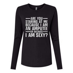 Cool Ampu For Men Women Leg Amputation Handicapped Sexy Womens Cotton Relaxed Long Sleeve T-Shirt