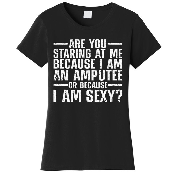 Cool Ampu For Men Women Leg Amputation Handicapped Sexy Women's T-Shirt