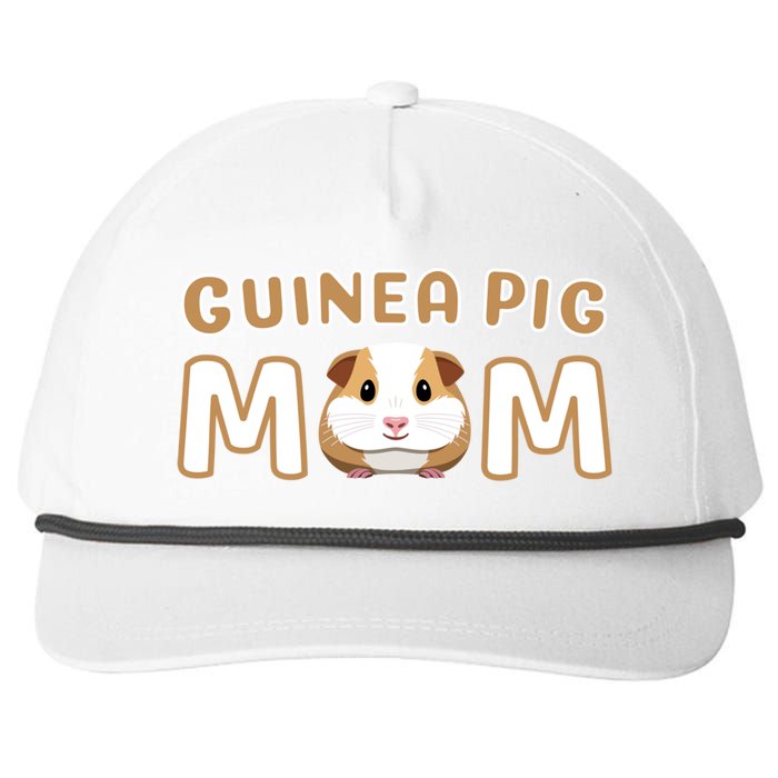 Cute Adorable Fun Guinea Pig Mom Gift Snapback Five-Panel Rope Hat