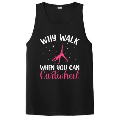 Cartwheel Art For Gymnast Gymnastics Tumbling PosiCharge Competitor Tank