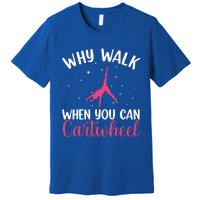 Cartwheel Art For Gymnast Gymnastics Tumbling Premium T-Shirt