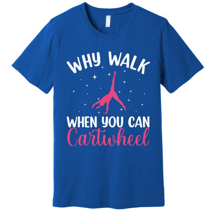 Cartwheel Art For Gymnast Gymnastics Tumbling Premium T-Shirt