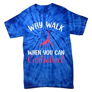 Cartwheel Art For Gymnast Gymnastics Tumbling Tie-Dye T-Shirt