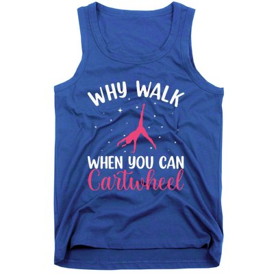 Cartwheel Art For Gymnast Gymnastics Tumbling Tank Top