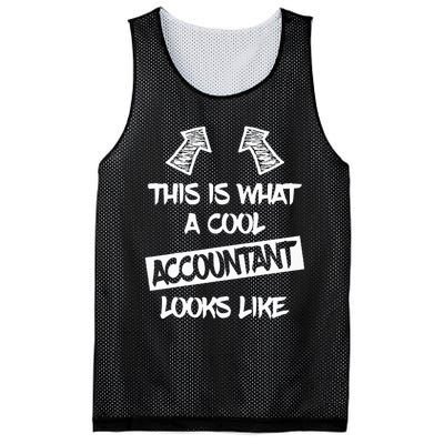 Cool Accountant Funny Saying Accountants Bookkeepers Mesh Reversible Basketball Jersey Tank