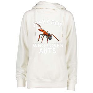 Cool Ant For Ant Farm Entomology Ants Insect Womens Funnel Neck Pullover Hood