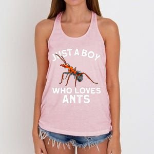 Cool Ant For Ant Farm Entomology Ants Insect Women's Knotted Racerback Tank