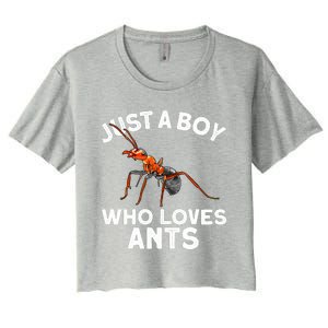 Cool Ant For Ant Farm Entomology Ants Insect Women's Crop Top Tee