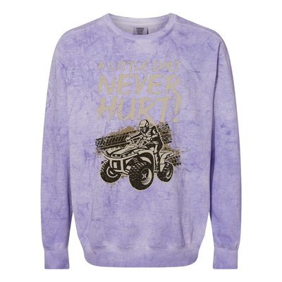 Cool Atv For Women Off Road 4 Wheeler Bike Quad Racing Colorblast Crewneck Sweatshirt