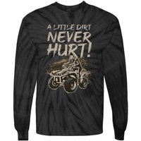 Cool Atv For Women Off Road 4 Wheeler Bike Quad Racing Tie-Dye Long Sleeve Shirt