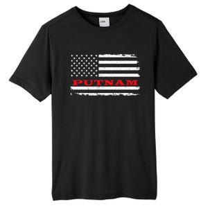 Connecticut American Flag Putnam Usa Patriotic Souvenir Tall Fusion ChromaSoft Performance T-Shirt