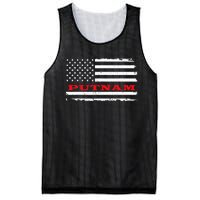 Connecticut American Flag Putnam Usa Patriotic Souvenir Mesh Reversible Basketball Jersey Tank