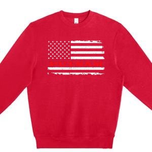 Connecticut American Flag Putnam Usa Patriotic Souvenir Premium Crewneck Sweatshirt