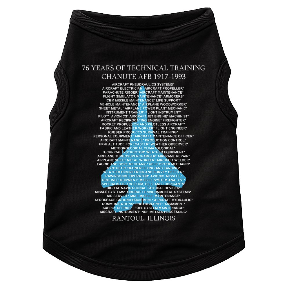 Chanute Afb F15 Eagletshirt Rantoul Illinois Doggie Tank