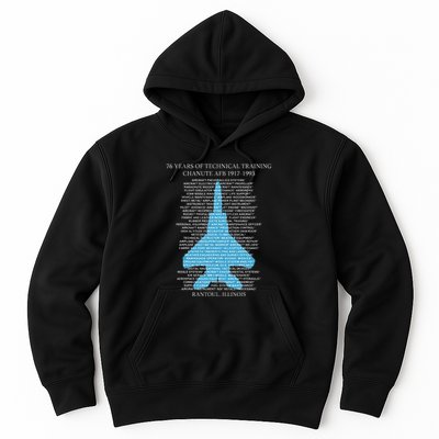Chanute Afb F15 Eagletshirt Rantoul Illinois Hoodie
