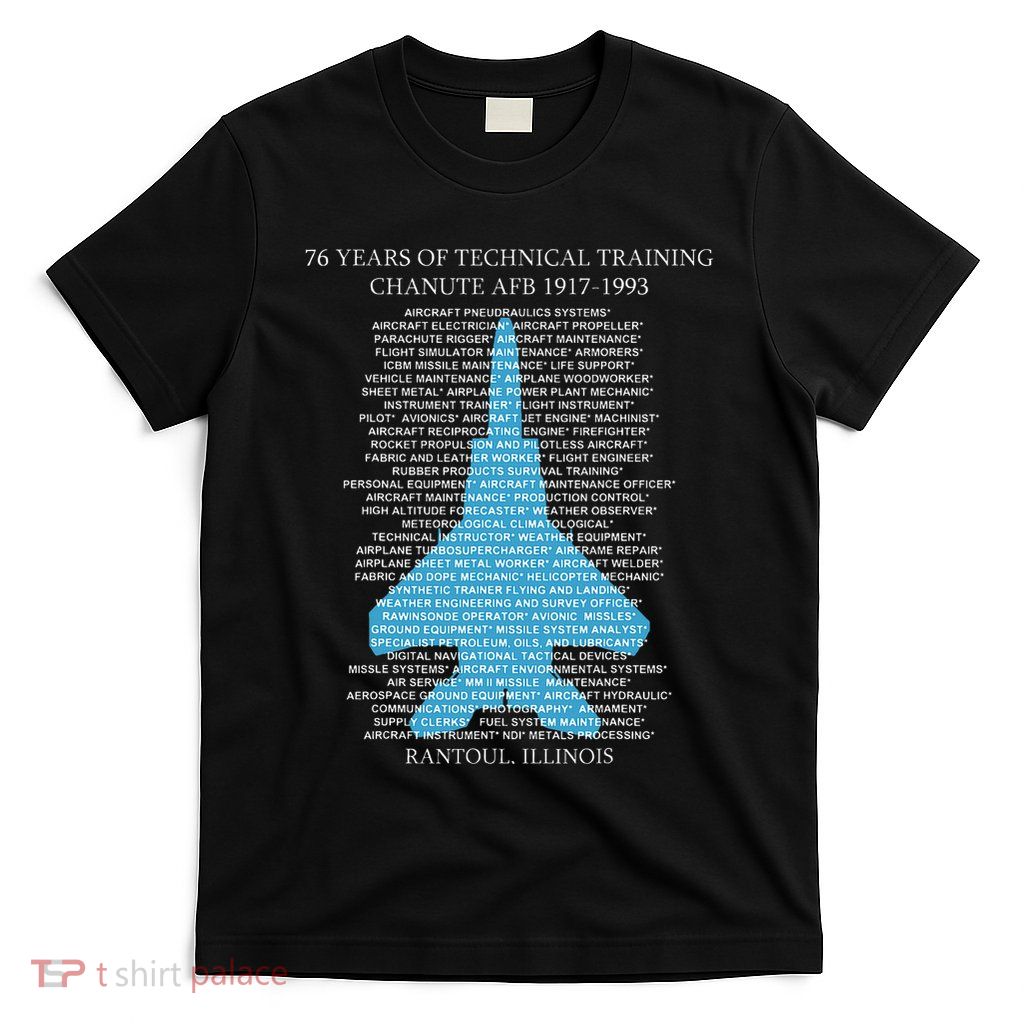 Chanute Afb F15 Eagletshirt Rantoul Illinois T-Shirt