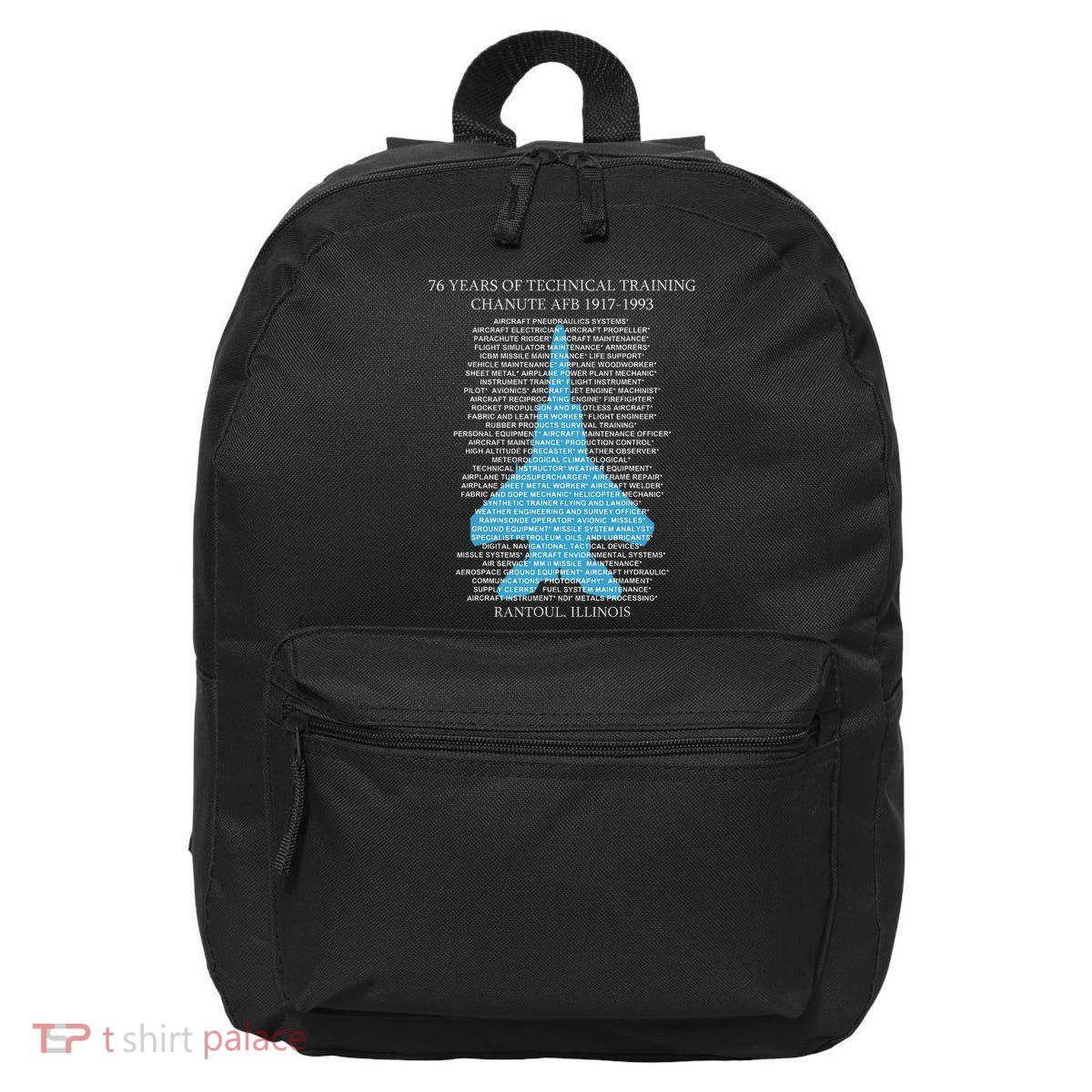 Chanute Afb F15 Eagletshirt Rantoul Illinois 16 in Basic Backpack