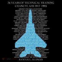 Chanute Afb F15 Eagletshirt Rantoul Illinois Youth Performance Sprint T-Shirt