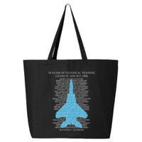 Chanute Afb F15 Eagletshirt Rantoul Illinois 25L Jumbo Tote