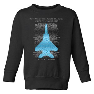 Chanute Afb F15 Eagletshirt Rantoul Illinois Toddler Sweatshirt