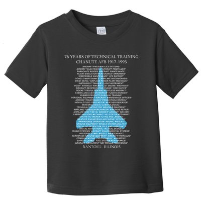Chanute Afb F15 Eagletshirt Rantoul Illinois Toddler T-Shirt