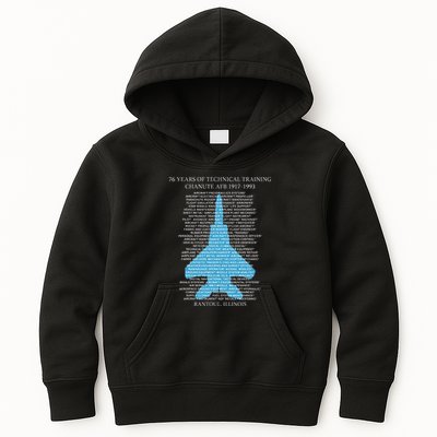 Chanute Afb F15 Eagletshirt Rantoul Illinois Kids Hoodie