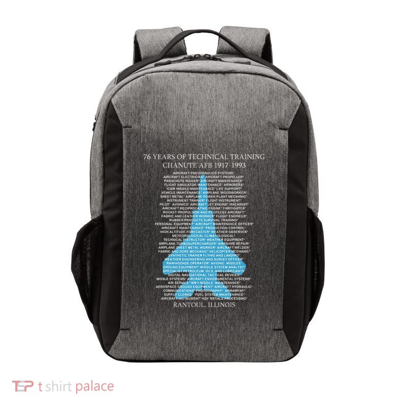 Chanute Afb F15 Eagletshirt Rantoul Illinois Vector Backpack