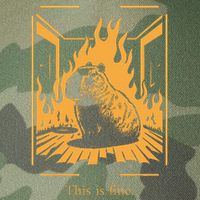 Capybara Amidst Flames This Is Fine Meme Art Legacy Tie Dye Trucker Hat