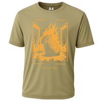 Capybara Amidst Flames This Is Fine Meme Art Performance Shirt
