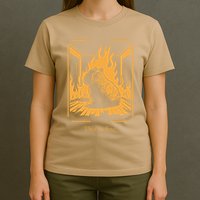 Capybara Amidst Flames This Is Fine Meme Art T-Shirt