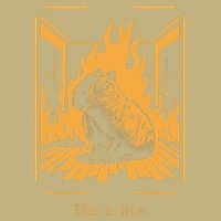 Capybara Amidst Flames This Is Fine Meme Art Cooling Performance Long Sleeve Crew