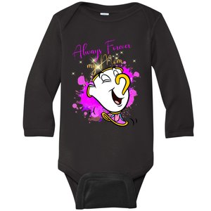 Chip Always Forever My Mom And Chip Matching Mother’S Day Baby Long Sleeve Bodysuit