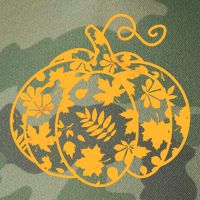 Cute Autumn Fall Leaves Pattern Pumpkin Legacy Tie Dye Trucker Hat