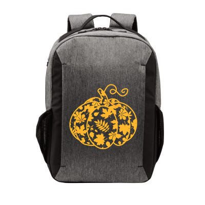 Cute Autumn Fall Leaves Pattern Pumpkin Vector Backpack