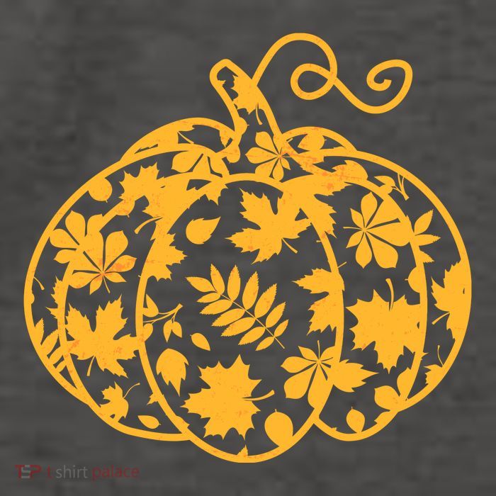 Cute Autumn Fall Leaves Pattern Pumpkin Vector Backpack