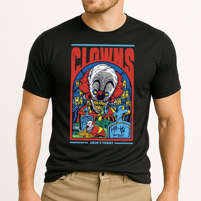 Clowns Aren't Funny Cooling Performance Crew T-Shirt