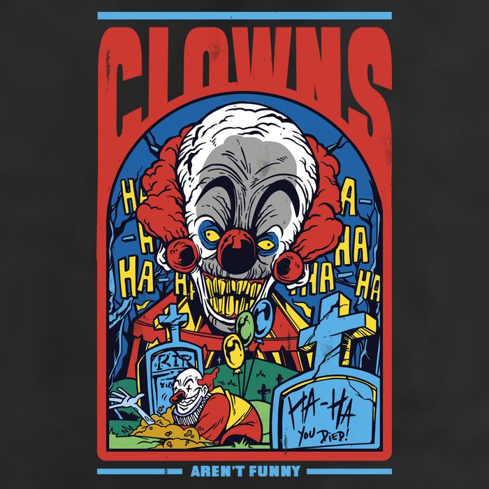 Clowns Aren't Funny Golf Towel